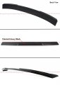 Premium Jdm Gloss Black Rear Window Roof Spoiler Compatible With 2022 2023 2024 Honda Civic Lx Ex Si Sedan