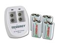 Tenergy Tn141 2 Bay 9v Smart Charger With 4 Pcs Centura Low Self-discharge Nimh Rechargeable Batteries 