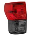 Hecasa Lh Tail Light For 2007-2013 Toyota Tundra Pickup Halogen Rear Brake Lamp Assembly Replacement To2801165 To2801183 Red 