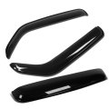 Dodge Ram Van 2pcs Window Vent Deflector Rain Guard 43 Inches Sun Roof Visor Dark Smoke 