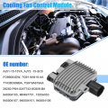 X Autohaux Radiator Cooling Fan Control Module Engine Unit 7t43-8c609-ba For Volvo S60 S80 Xc60 V70 Lincoln Mkxd Edge For Land