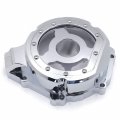 Httmt- Chrome Cnc See Through Left Engine Magneto Generator Cover Gasket Compatible With 17-21 Suzuk Gsx-r1000 P N