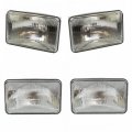 Headlight Assembly Set 4 Piece Sealed Beam Mechanics Choice For 1984 Chrysler Executive Sedan Sedan