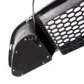 G-plus Mesh Front Bumper Upper Hood Grille Grill With Drl Led Accent Vent Lights Compatible Ford Mustang 2015-2017