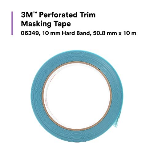 3m Perforated Trim Masking Tape 06349 Molding Paint Protection Lifting Hand Tearing 10 Mm Hard Band 50 8 X M