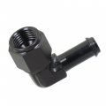 Labwork 3 8 Inch 90 Degree Female Hose Barb Fuel Fittings 6an Adapter Black Anodized