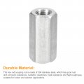 Uxcell M16 X 2-pitch 50mm Length Coupling Nuts 1pcs 304 Stainless Steel Metric Hex Rod