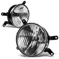 Auto Dynasty Compatible With Ford Mustang 5th Gen Pair Of Bumper Driving Fog Lights Clear Lens