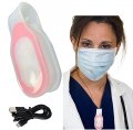 Rechargeable Led Clip On Flashlight Hands Free Nursing Night Light With 4 Modes Waterproof Safety For Outdoor Sports Red Light9 