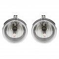 Fog Light Assembly Pair For Dodge Nitro 2009 2010 Driver And Passenger Side Halogen Round Lights Ch2592137 4805857ab 