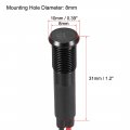 Uxcell Pilot Dashboard Light Dc 12v 8mm Red Led Signal Indicator Aluminum Shell With Symbol Low Beam