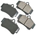Eur738 Euro Ultr Ceramic Disc Brake Pad Kit Grey Rear Position For Passenger Cars 