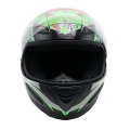 X-pro Adult Motorcycle Full Face Helmet Dot Approved Medium Green