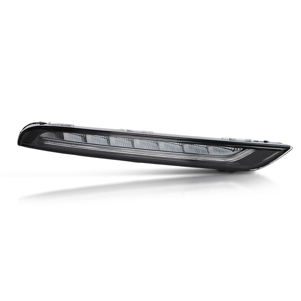 Front Right Bumper Led Daytime Run Light Lamp Pc Pp Black