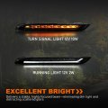 Front Right Bumper Led Daytime Run Light Lamp Pc Pp Black
