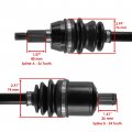 Front Right And Left Cv Joint Axles For Polaris Ranger Diesel Hst 2014 2015 2016 2017 Length 28 3 In
