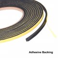 Uxcell Sealing Foam Tape 5mm Wide 3mm Thick 4m 13ft Long Self Adhesive Weather Strip For Window Door Insulation