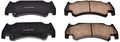 Z16 Evolution Ceramic Brake Pads Front For Dodge Ram 1500 2005 To 2006 Low Dust Noise Free Braking Part Number 16-1085 