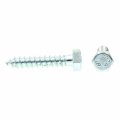 Prime-line Hex Lag Screws 3 8 In X 2 A307 Grade A Zinc Plated Steel 50 Pack