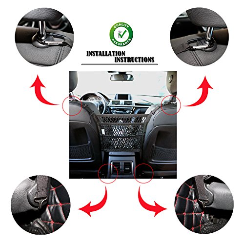 Download Ameiq 3-layer Car Mesh Organizer Seat Back Net Bag Barrier ... Yellowimages Mockups