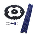 2009-14 Fit Suzuki Ltz400 Z400 520-96 Blue O Ring Chain Sprocket Black 14 40 