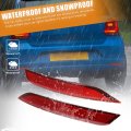 1 Pair Rear Left Right Bumper Reflector Light Cover 6c0945105b 6c0945106b For Vw Polo 2014-2017 Red