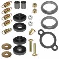 Caltric Exhaust Muffler Silencer Kit Compatible With Polaris Atp 330 Quad 4x4 2005