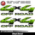 Green Hulk 4x4 Truck Sticker Set Kawasaki 