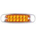 10 Pack Amber Led Side Marker Clearance Lights 12 Diodes Waterproof Turn Signal Lamps For Truck Trailer Rv Atv Bus And Heavy 