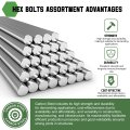 Hex Socket Head Cap Screws M6 1x16 Grade 12 9 Carbon Steel Black Bolts For Machine Equipment Fastening 25 Pieces