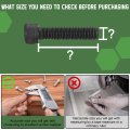 Hex Socket Head Cap Screws M6 1x16 Grade 12 9 Carbon Steel Black Bolts For Machine Equipment Fastening 25 Pieces