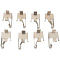 Front Brake Pad Set Ford Excursion 2000 To 2005 Semi Metallic 2 Wheel Replacement For 1c3z2001aa And 1c3z2001ba 