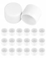 Pvc External End Cap Furniture Grade Sch40 Fitting 3 4 Size Pack Of 20 White