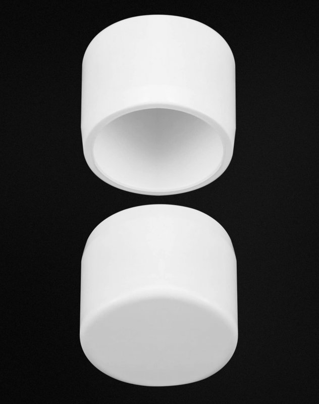 Pvc External End Cap Furniture Grade Sch40 Fitting 3 4 Size Pack Of 20 White