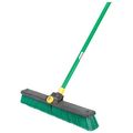 Quickie Bulldozer 24-inch Multi-surface Push Broom With Scraper 