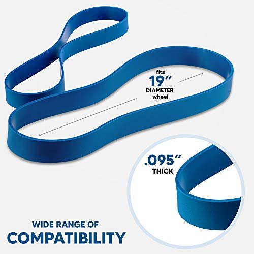 Urethane Band Saw Tires For Carba Tec Sbw 480 19 In Heavy Duty 2 Pack No Adhesive Needed Blue Max Acutrack Finish