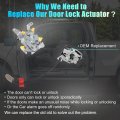 X Autohaux Door Lock Actuator Motor With Cable Rear Left Driver Side For Ford F-150 1997-2003 Extended Cab 6l3z-18264a01-c