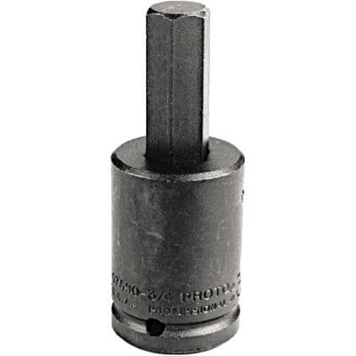 3 4 In Drive Hex Bit Impact Socket 5 8 J075905 Brushed Finish Classic Style Single