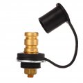 Fydun Battery Post Terminal Connectors 250a 3 8inch Stud Connector With Cap For Cars Rvs Boats Black Negative 