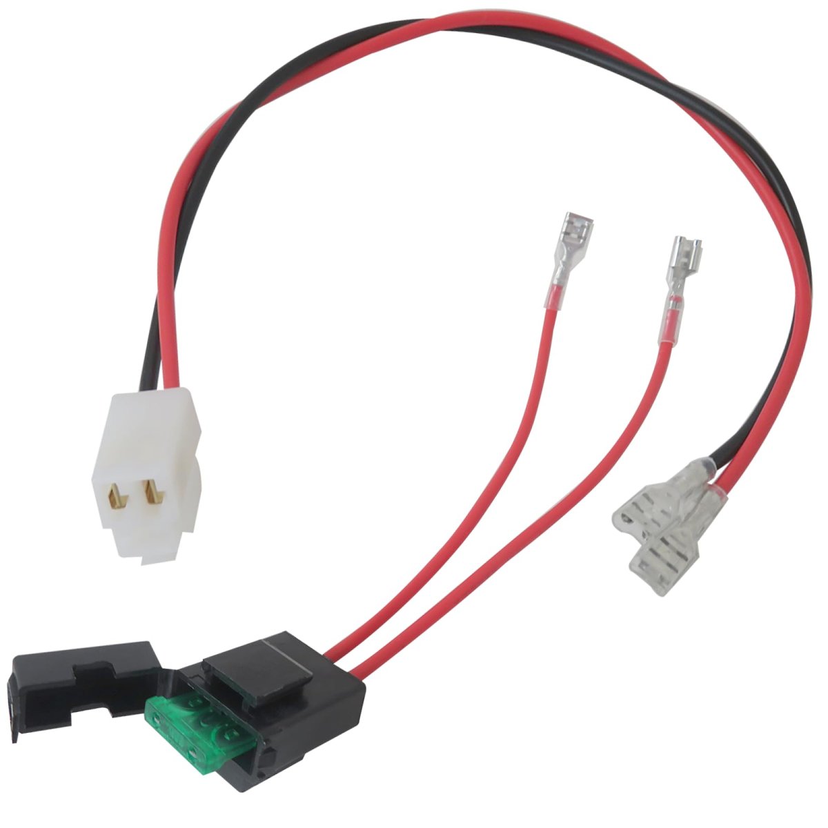 Battery Wire Harness Kit With 30 Amp In Line Fuse For Razor Pocket Mod V45 And Up Pr200 V27 Mx350 V33 Mx400 3 Holes Plug 14