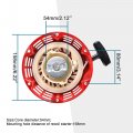 Goofit Pull Start Starter Recoil Coil Pully Parts Replacement For Gx120 Gx160 Gx168 Gx200 5 5hp 6 Generator