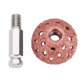38mm Tire Repair Grinding Head 70 Grid Buffer Coarse Grit Buffing Wheels Kit With Linking Rod 