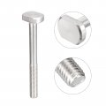 Uxcell T-slot Bolts 1pcs M10x100mm Slot Drop-in Stud Sliding 304 Stainless Steel Shape Screws For T Track