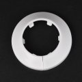 Uxcell Pipe Cover Decoration 50mm Pp Plastic Escutcheon Water Drain Line White 10pcs