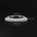 Uxcell Pipe Cover Decoration 50mm Pp Plastic Escutcheon Water Drain Line White 10pcs