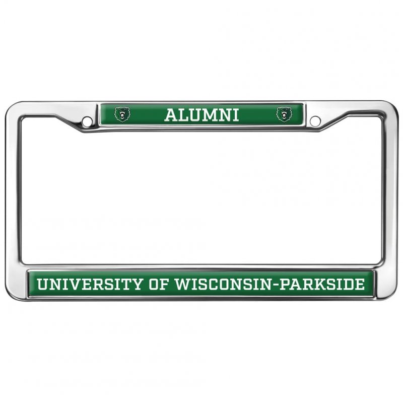University Of Wisconsin Parkside Alumni Full Size Standard License Plate Metal Frame