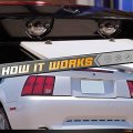 Hercoo License Plate Lights Lamp Lens Black Clips Housing Compatible With 1994-2004 Mustang Pickup Truck Rear Step Bumper