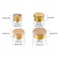 3 8 Brass Compression Cap Stop Valve Male Threaded For Water Pump Ports Drain Pipes Oil Sensor Holes Engine Block 2 Pieces