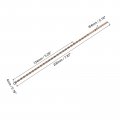 M35 High Speed Steel Parabolic Flute Drill Bit 4mm Drilling Diameter 200mm Length Gold Oxide Cobalt Round Shank