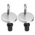 2 Set Toilet Seat Hinge Fixings Bolt Screws With 47mm 1 85 Base For Fastener Home Bathroom 